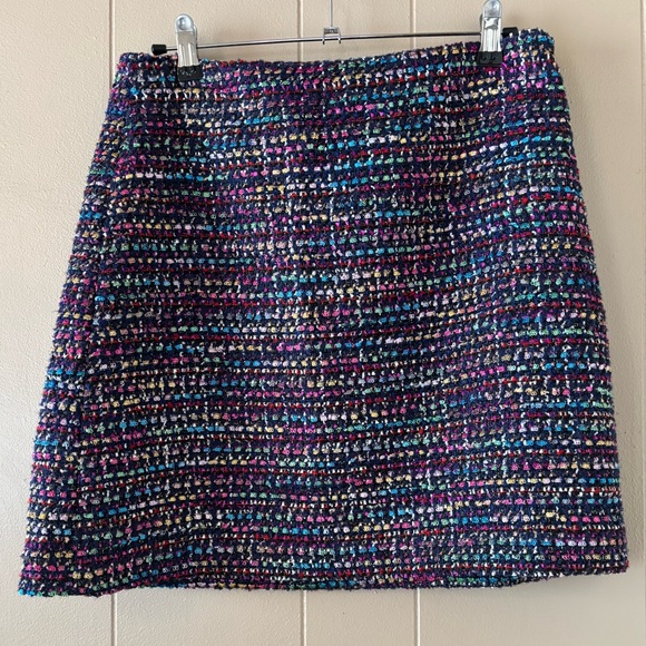 LOFT Dresses & Skirts - LOFT Colorful Tweed Mini Skirt